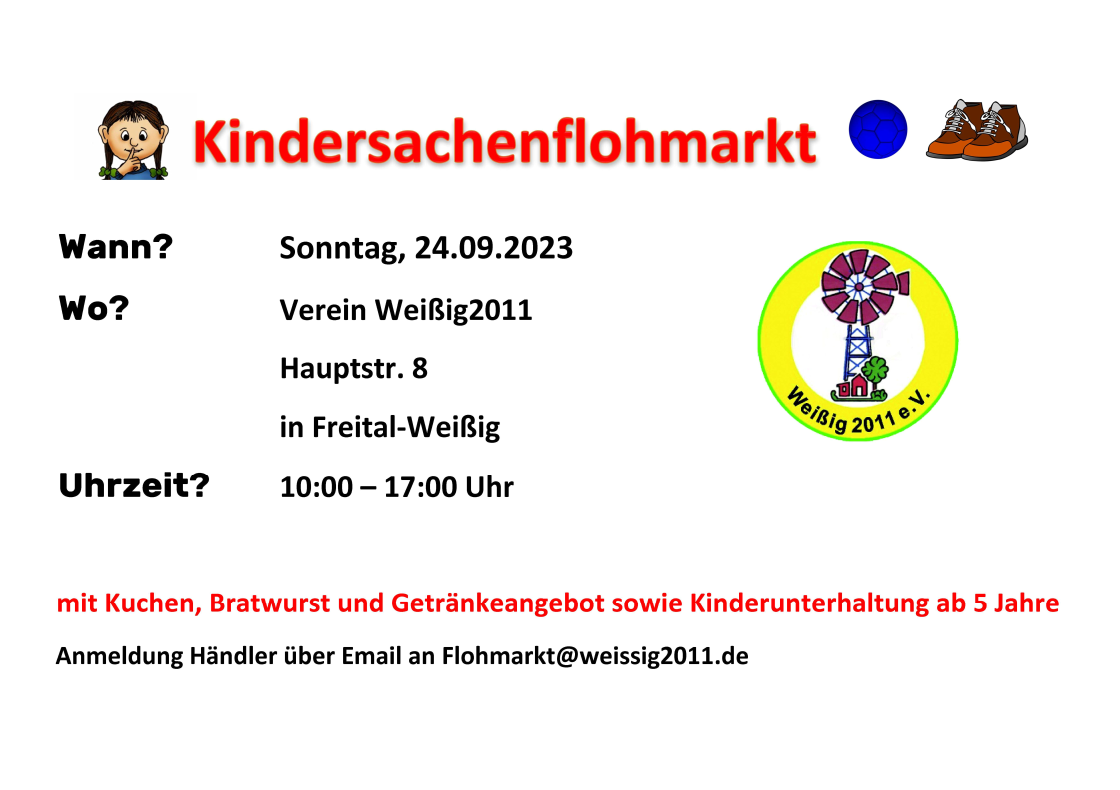 Read more about the article Kindersachenflohmarkt am 24.09.2023