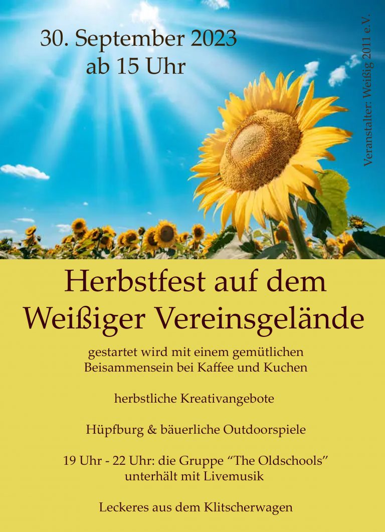 Read more about the article Weißiger Herbstfest am 30.09.2023