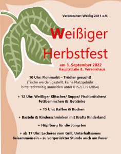 Read more about the article Weißiger Herbstfest