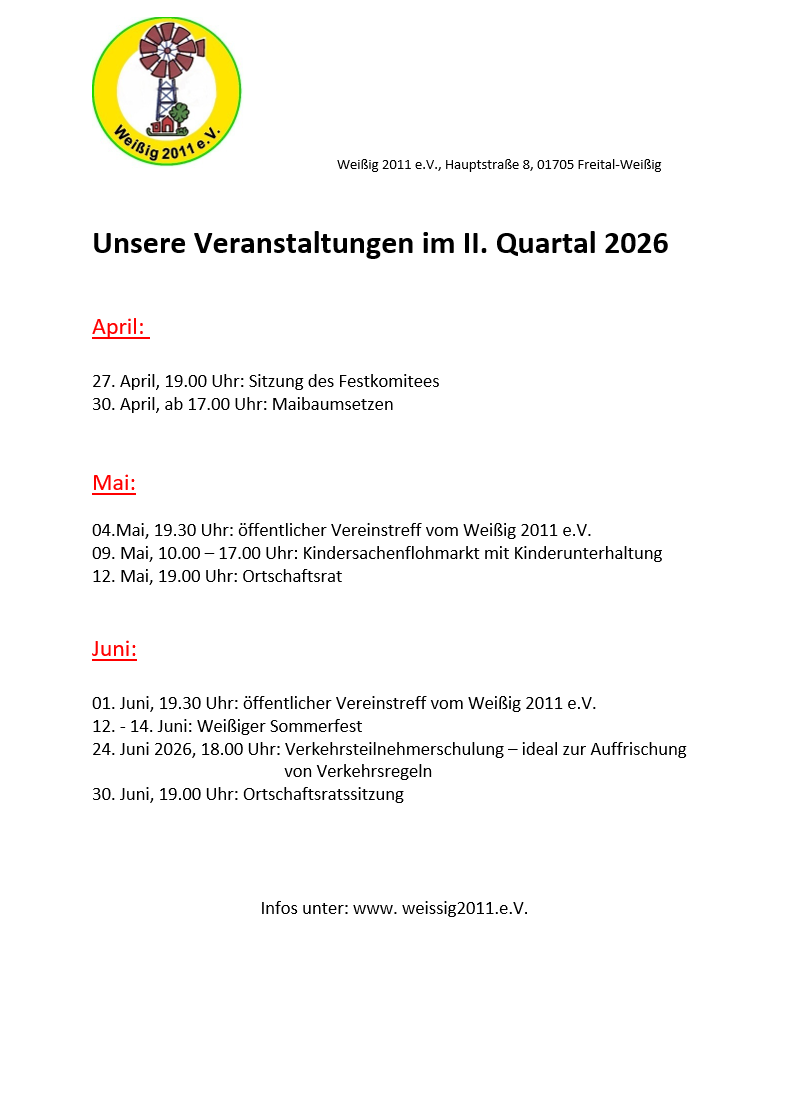 Mehr über den Artikel erfahren Quartalsplan 2/2026